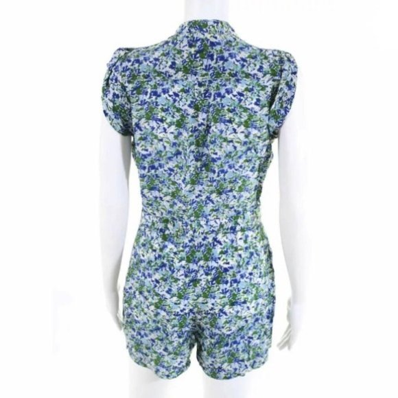 Shoshanna Elizabeth Edessa Floral Silk Romper 6 - Picture 10 of 13
